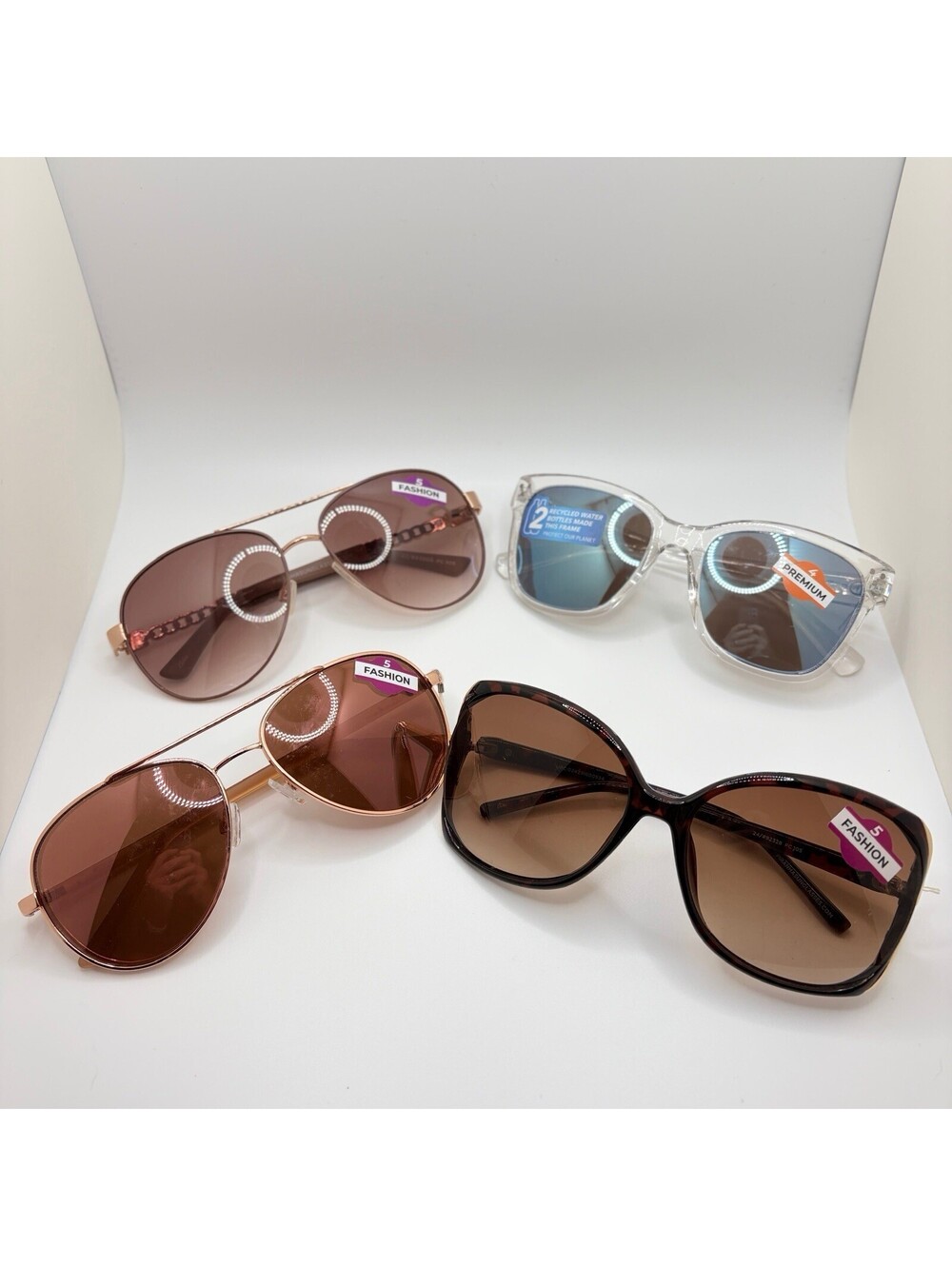 Piranha Women’s Sunglasses Reduced Glare Lens Lot of 4 Different Styles #12